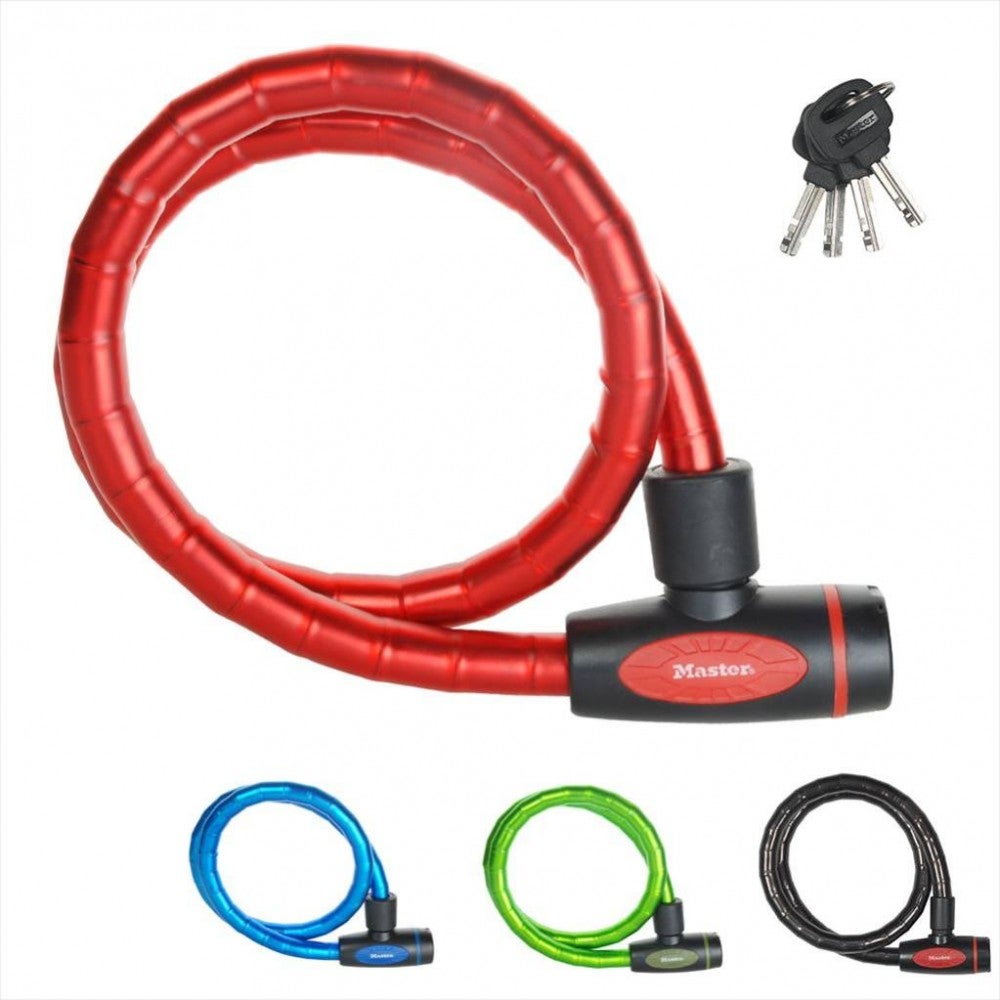 Câble antivol MASTER LOCK, L.1 m x Diam.18 mm - 3