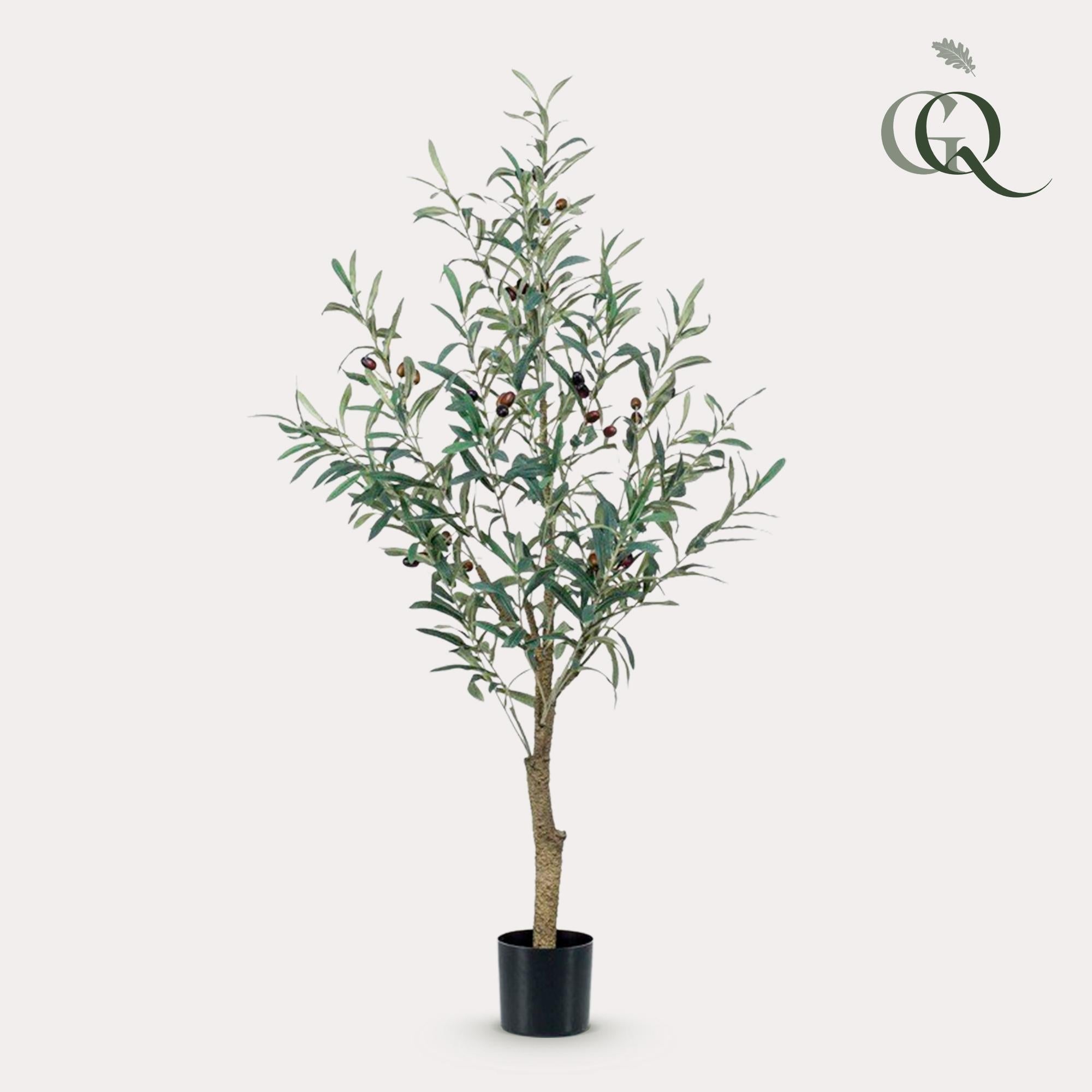 Olivier artificiel Olea europaea vert hauteur 115 cm– ComfortXL Green - 4