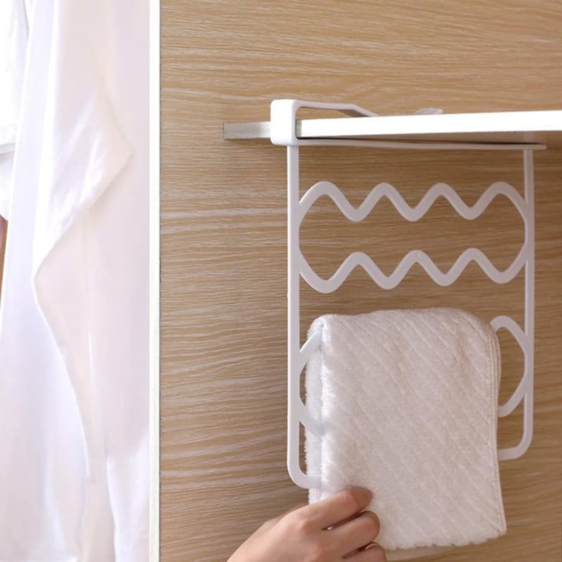 Zorganizuj swoje życie, przechowywanie w szafie, solidne, trwałe, łatwe w montażu, do szafy, kuchni, biura (opakowanie 4 szt.)