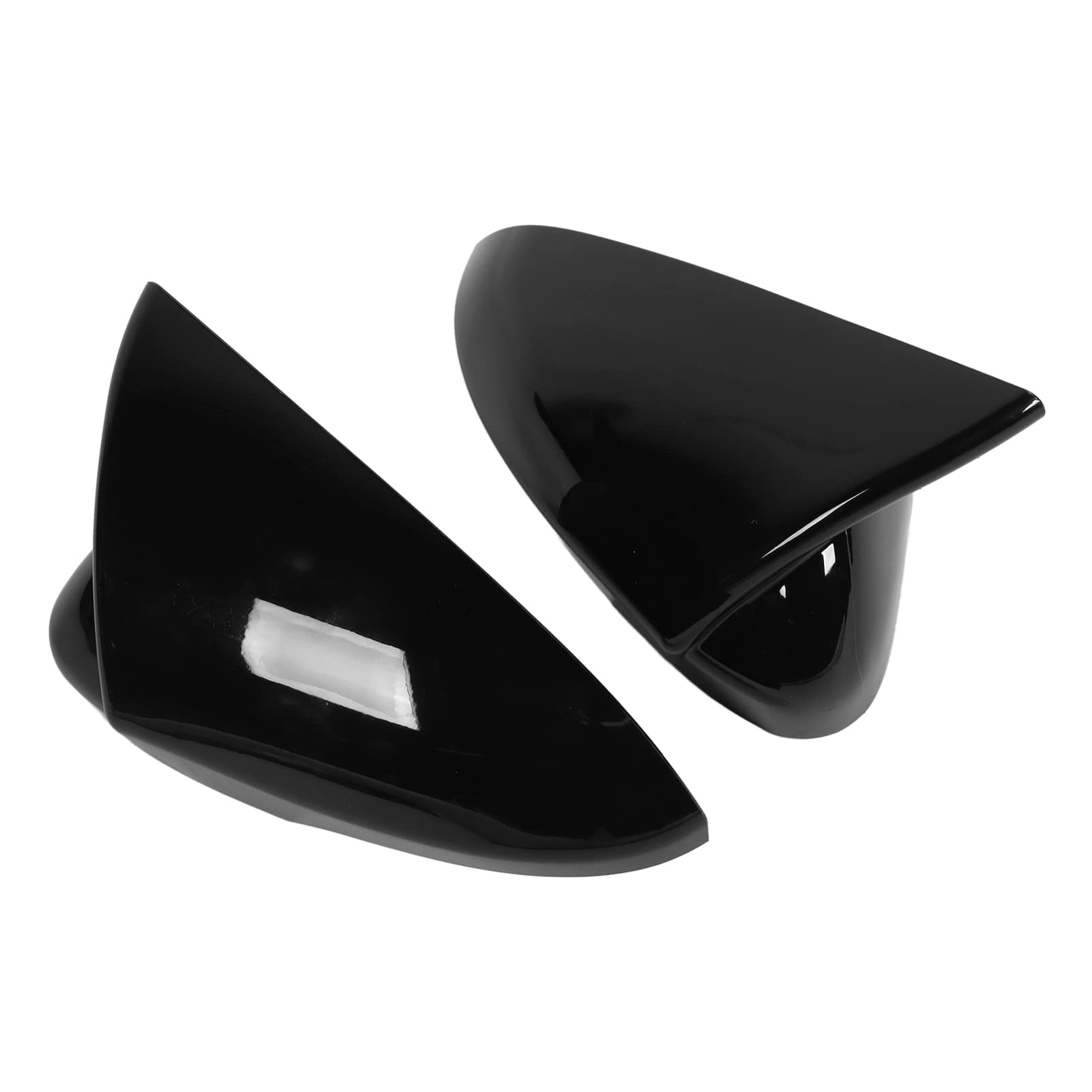 paio di copri specchietto retrovisore sinistro e destro, protezione specchietto retrovisore laterale di ricambio per Ford Mondeo 13-20 (nero) - 5