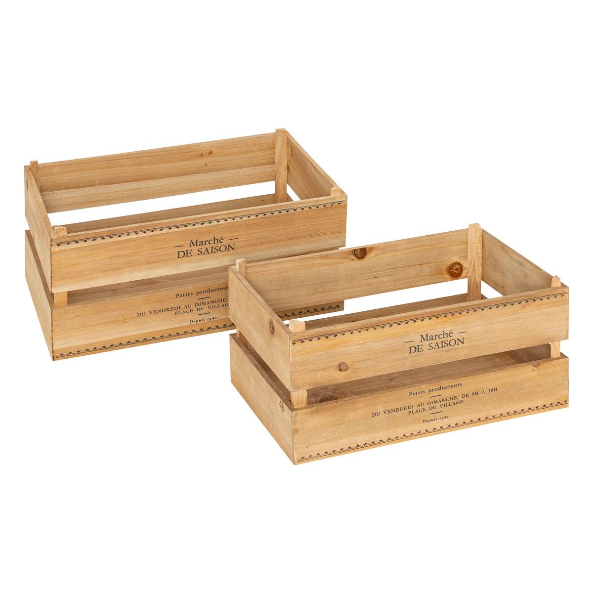 Set 2 Scatole In Metallo Bianco Per Bambini - Atmosfera Creatore D'Interni, Bauli Rettangolari Per Cameretta
