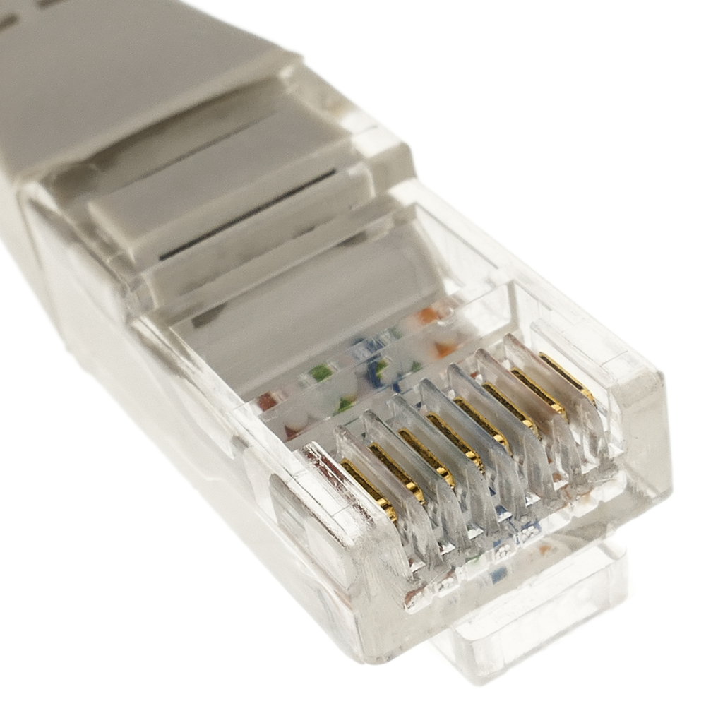 Câble réseau Ethernet UTP gris Cat.5e de 3 m - 2