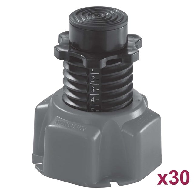 Lot de 30 pieds pour receveur de douche Wirquin réglables en hauteur de 88 à 172mm