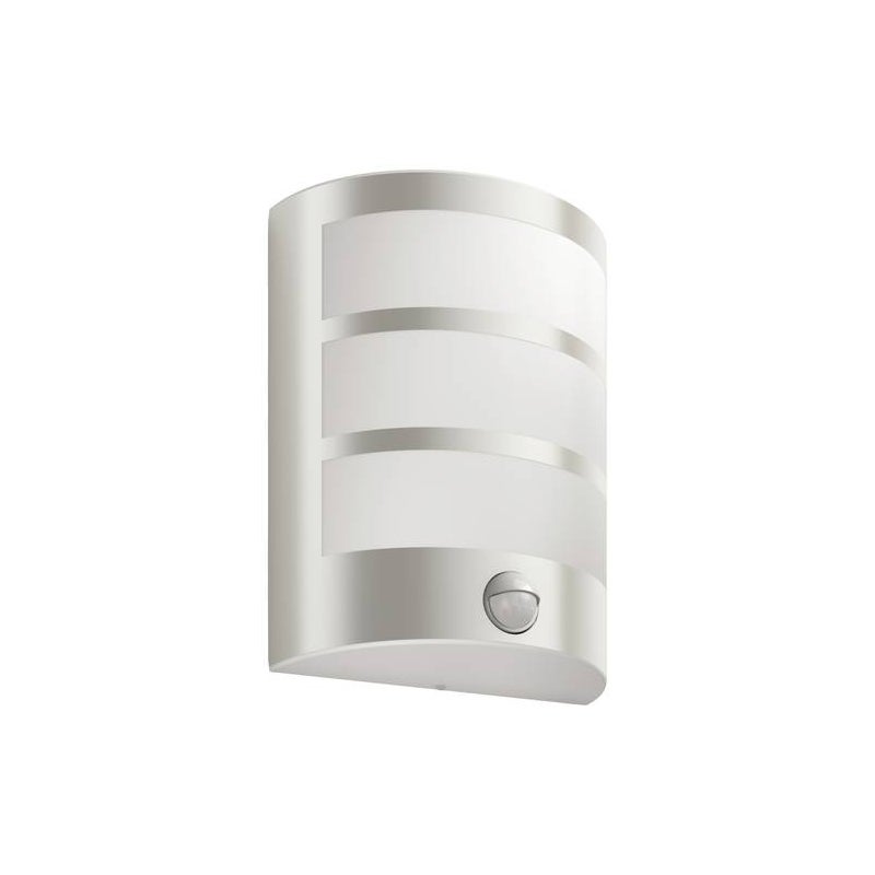 Kinkiet Ogrodowy Lampa Elewacyjna Zewnętrzna LED 3.8W 800lm 2700K Ciepła biel z Czujnikiem Ruchu i Zmierzchu Python Ultra Efficient Philips