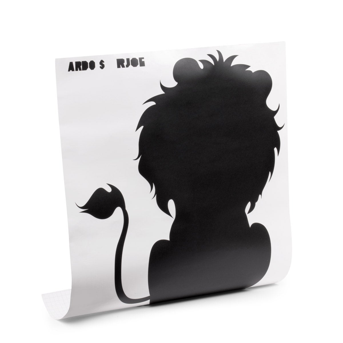 Adesivo ardesia Figura Lion - Sticker adesivo - adesivi murali - 80x65cm - 3