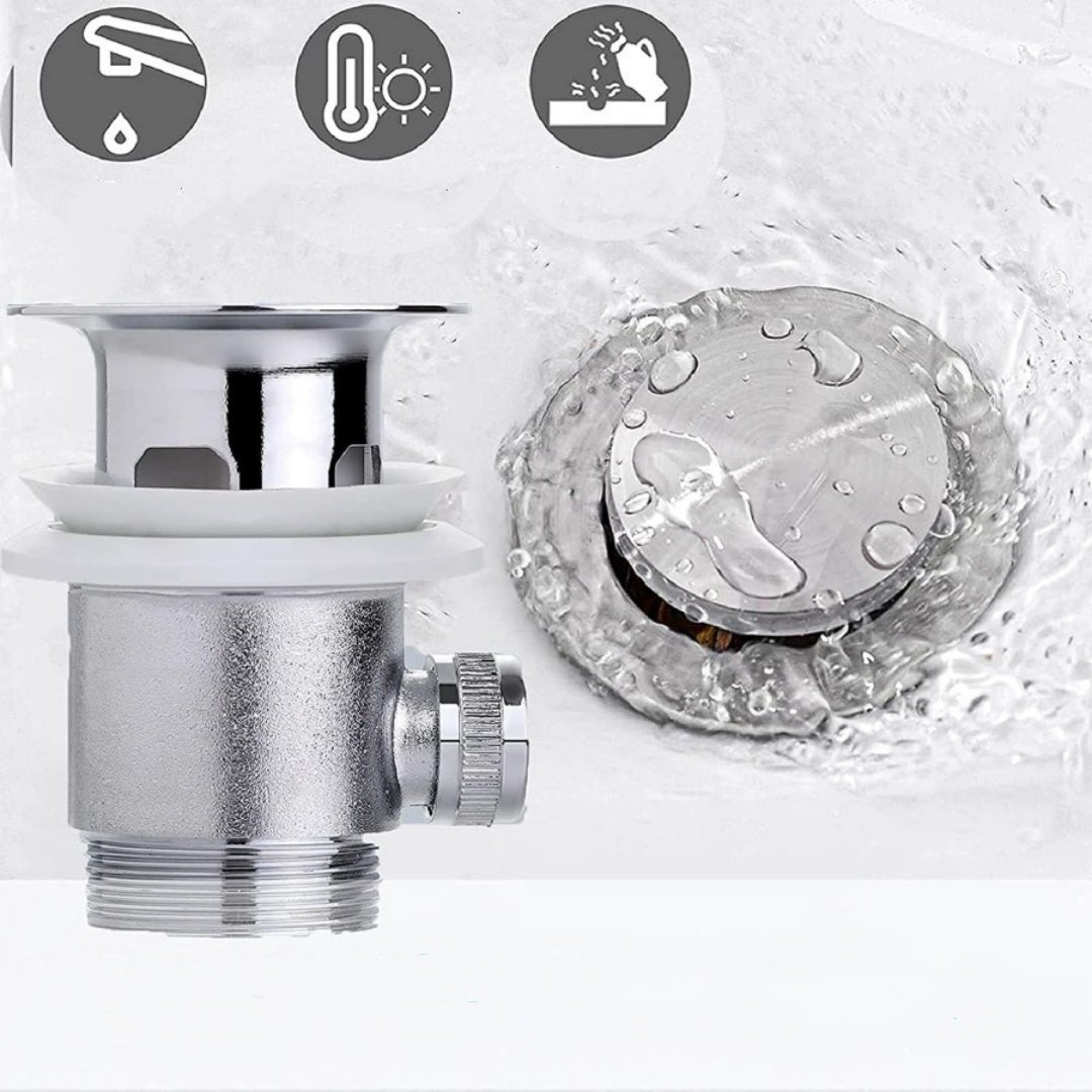Mitigeur de Lavabo en laiton Robinet Salle Bain Laiton chrome Mitigeur Lavabo Eau Froide/Chaude Robinetterie pour Salle Bain - 4