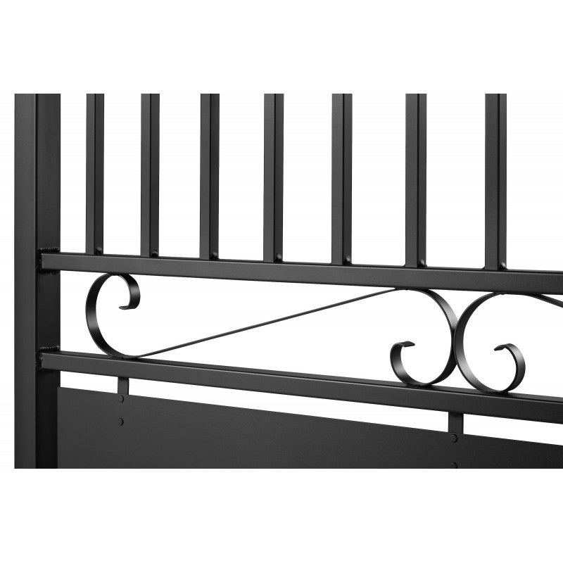 Portail aluminium tradition style ferronnerie 3m00 Noir - 3