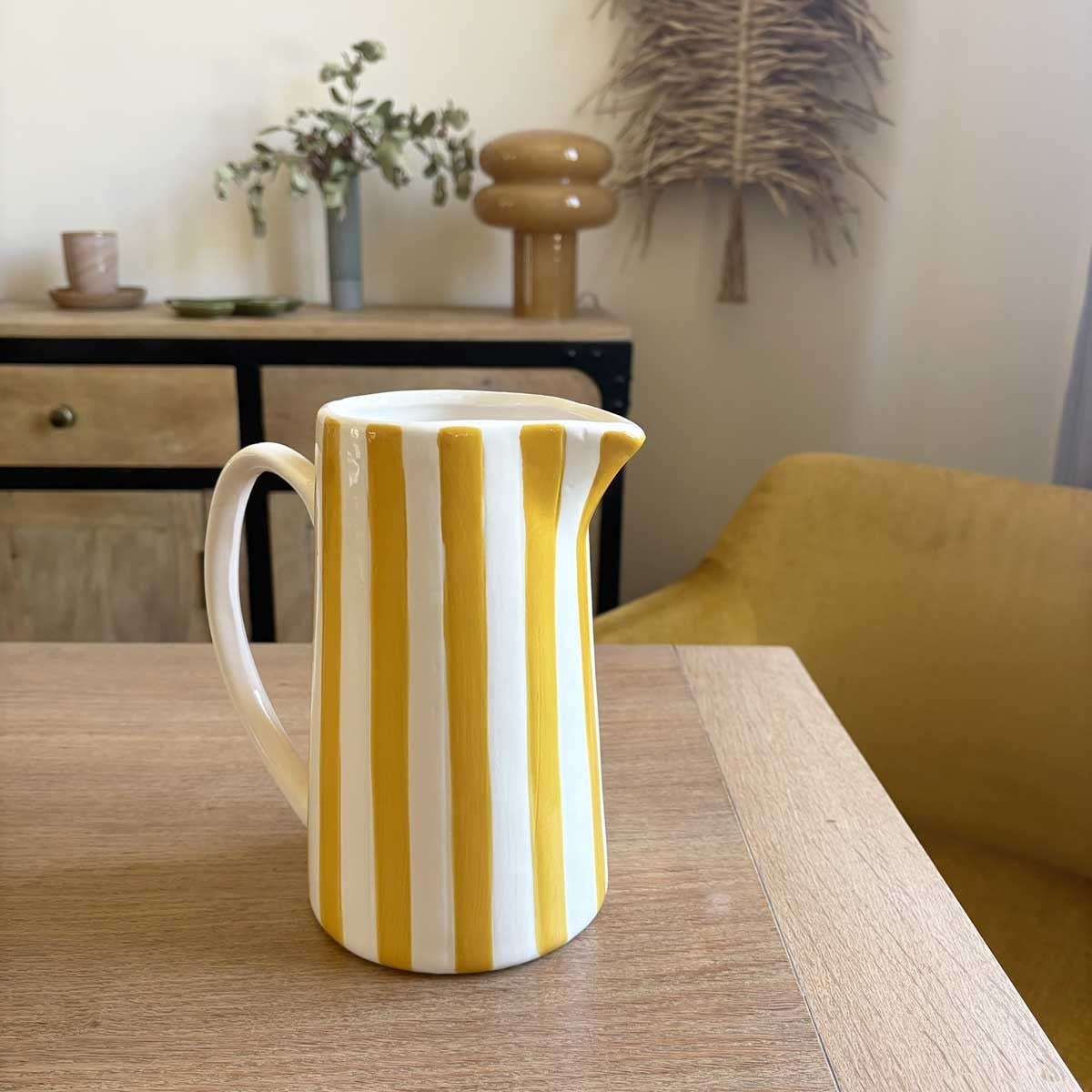 Pichet à Citron / Carafe Eau 1,5L Ou 2L - Plastique Alimentaire, Résistant Chaud/froid, Avec Couvercle