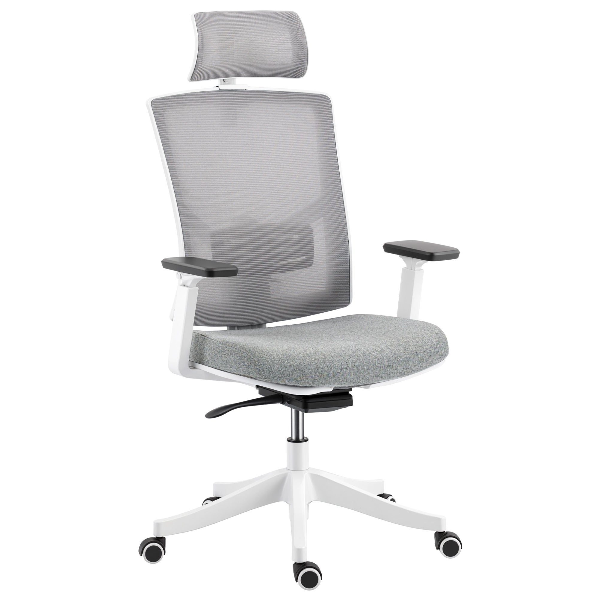 Chaise Ergonomique Soutien Lombaire BRTHORY Chaise De Bureau Ergonomique, Maille Respirante, Avec Support Bureau Mal De Dos