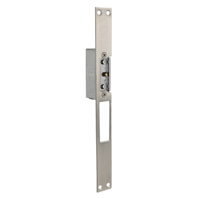 Amig - Ouvre-porte électrique pour portes | Mod.31 | 250 x 25 x 3 mm | Courant : 1,1 A | Bobine incluse 8-12 V AC | Serrure pour portails, magasins ou