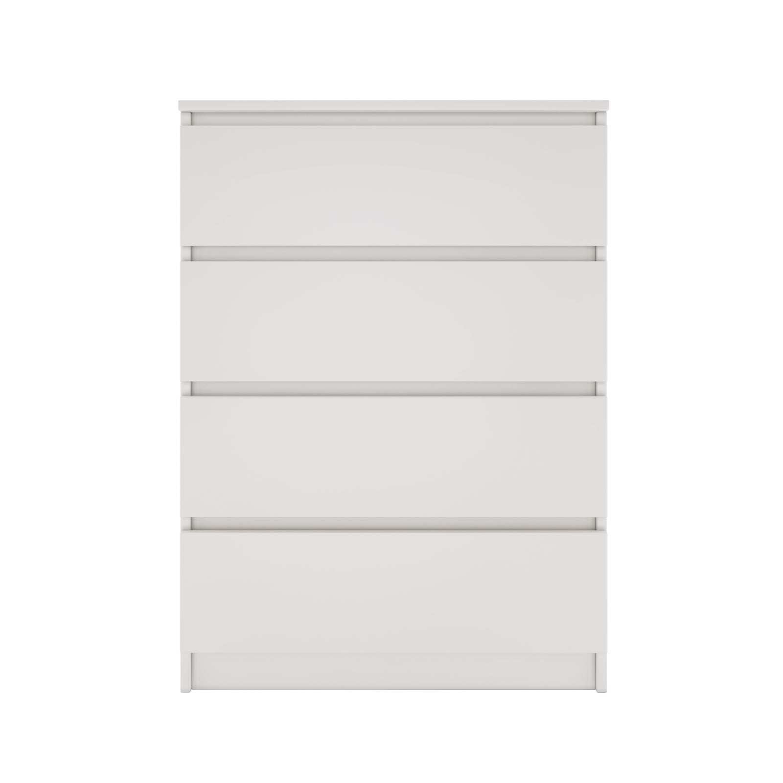 ASTER T4 - Cassettiera moderna con 4 cassetti - 95.5x60x34.5 - Mobile contenitore - Stile scandinavo - Aspetto legno - 2