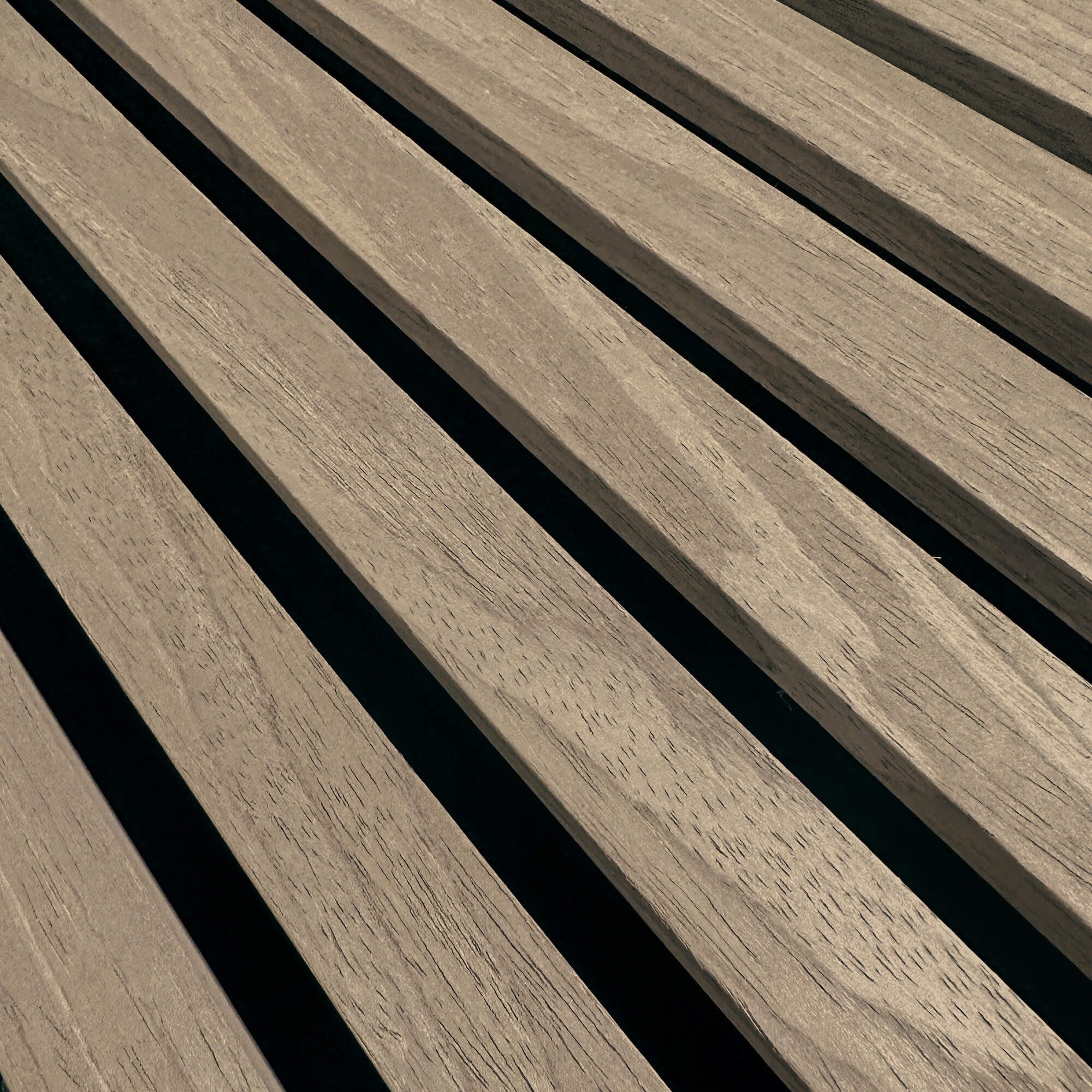 Panneau Mural Décoratif (effet tasseaux) - Coloris Bois Naturel - 2