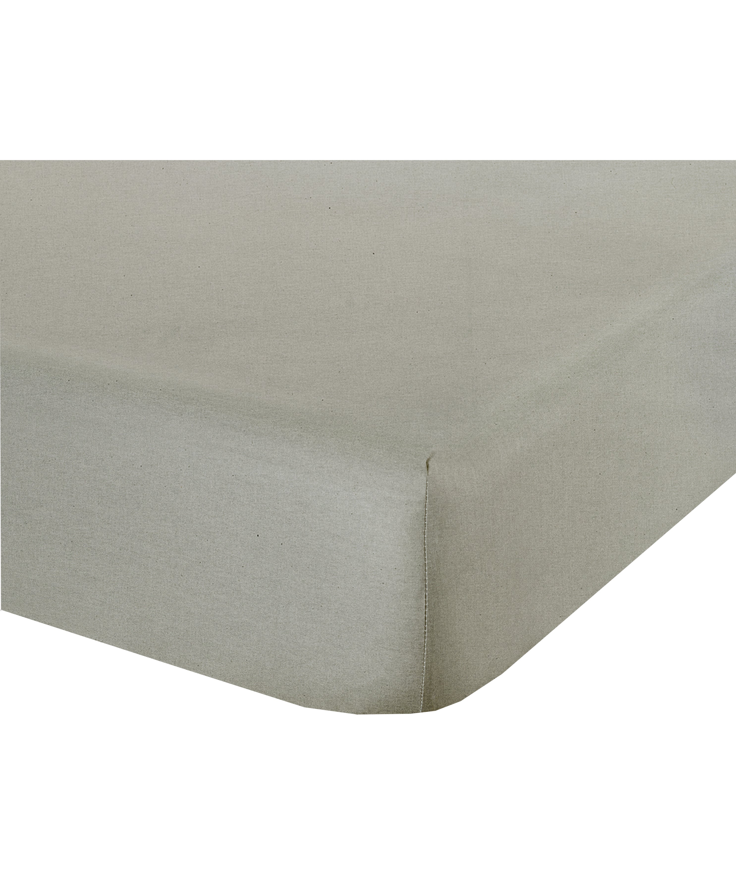 Sábana Bajera Ajustable De Algodón Orgánico Color Néctar. Cama De 90 Cm. Con Ofertas En
