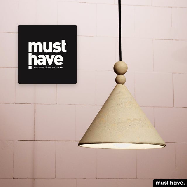 Lampe de suspension en béton - KONKO CONCRETE | SABLE | ⌀ 30