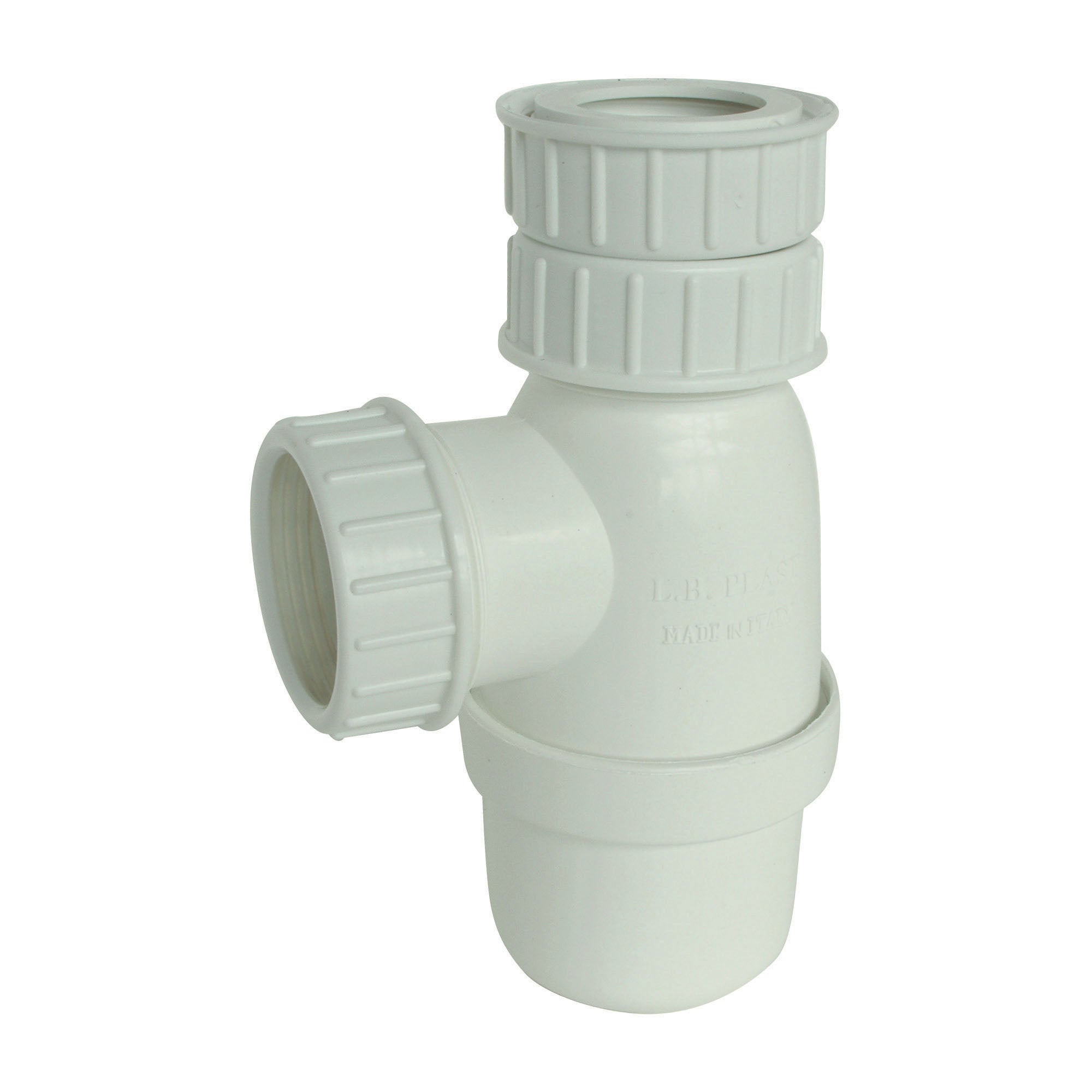 Sifón Ajustable SOMATHERM FOR YOU BB418 Para Lavabo - Altura 132-188 Mm, Entrada/Salida 33/42, Tubo 32 Mm - Blanco
