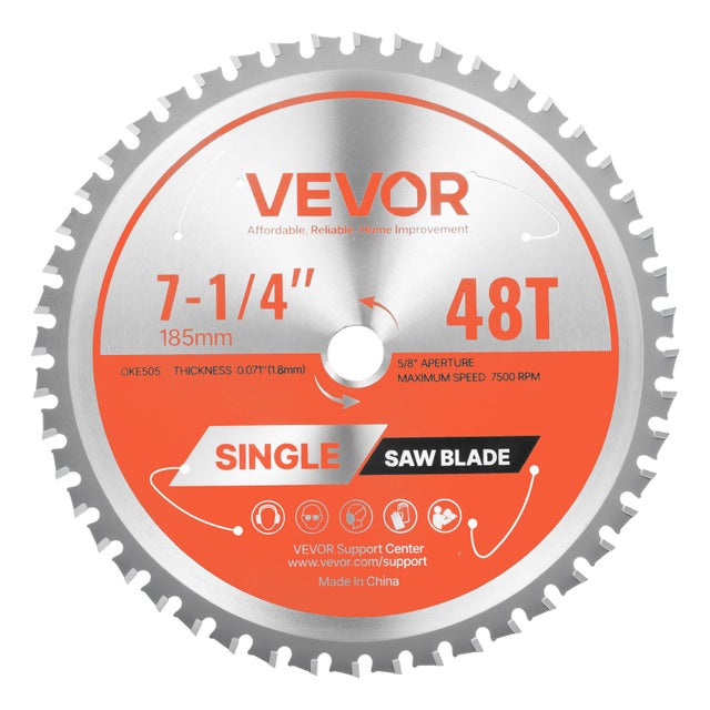 Hoja Sierra Circular VEVOR 7-1/4