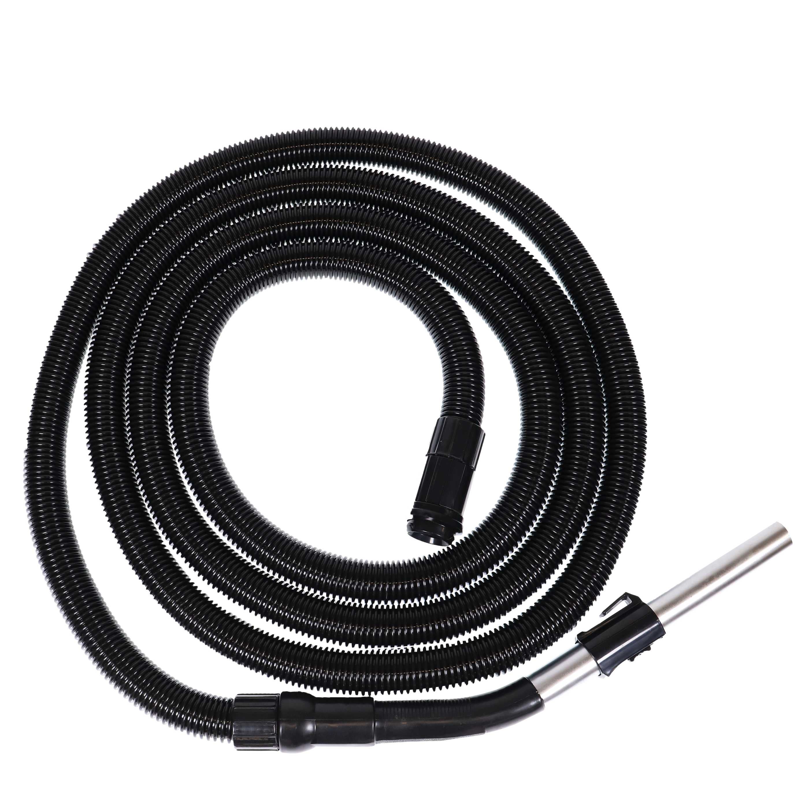 vhbw Tuyau de remplacement aspirateurs, compatible avec Electrolux E22N, W7-50554S, UZ930S, Z951 - 5 m + manche, raccord rond 32 mm - 4