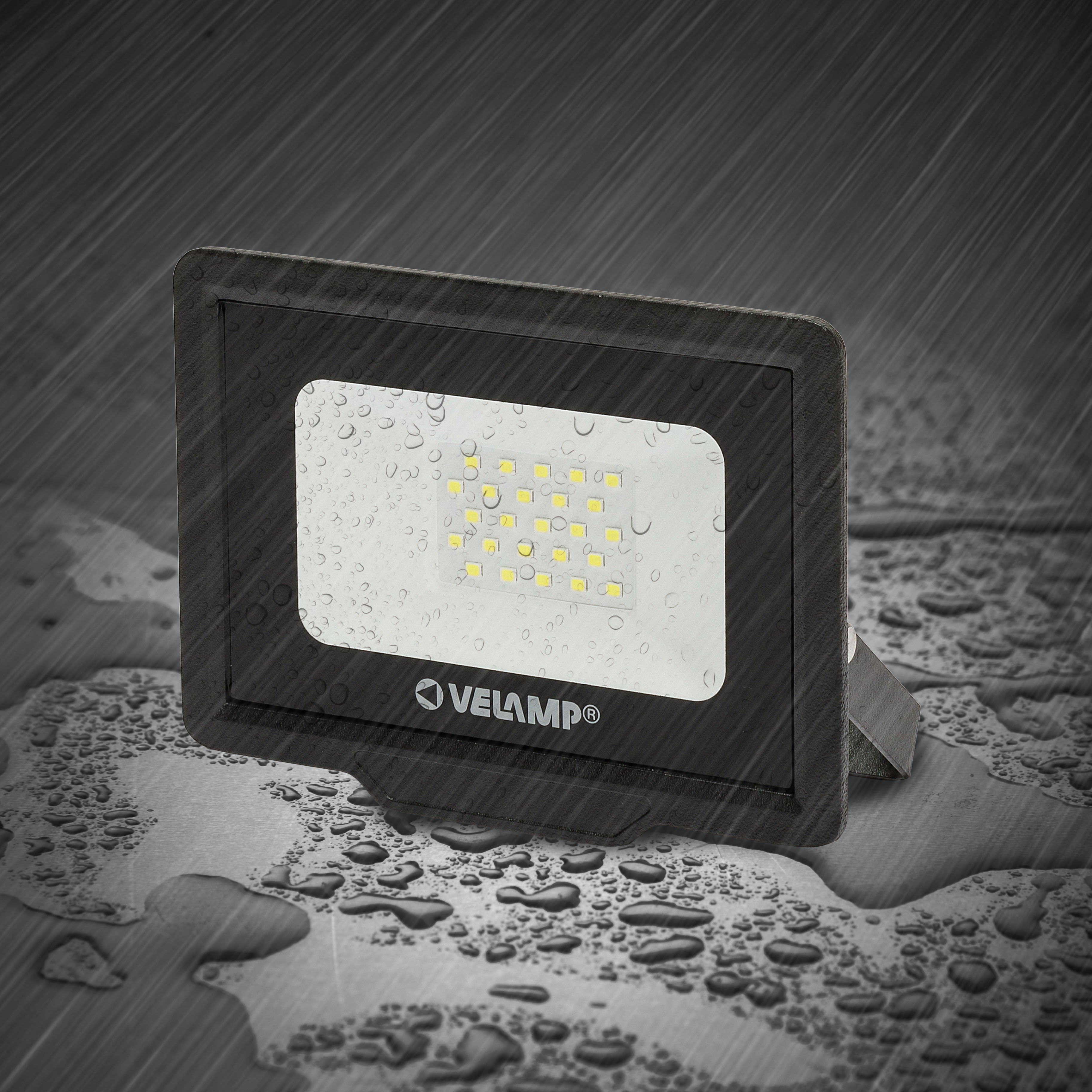 PADLIGHT5, projecteur LED SMD IP65 20W, noir 4000K - 7