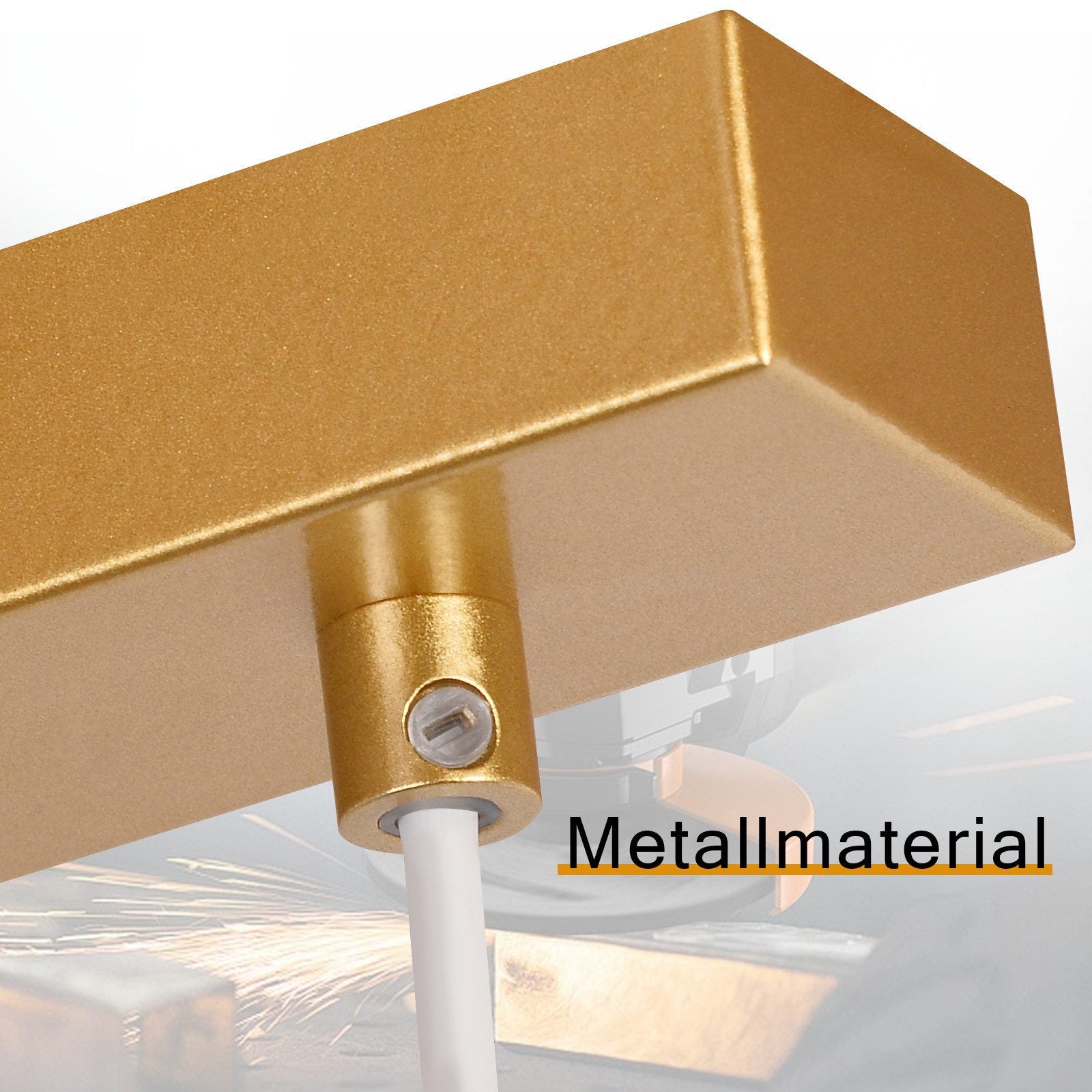 NETTLIFE Suspension E27 or Lampe à suspendre 3 feux Réglable en hauteur Lampe à suspendre Moderne - 6