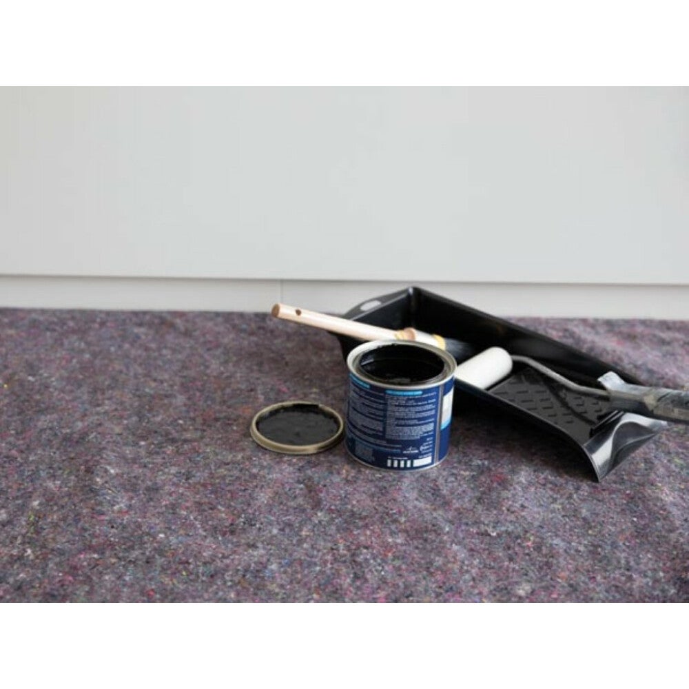 Protection de sol, côté feutre, côté plastique, gris, 1 m x 10 m - 2