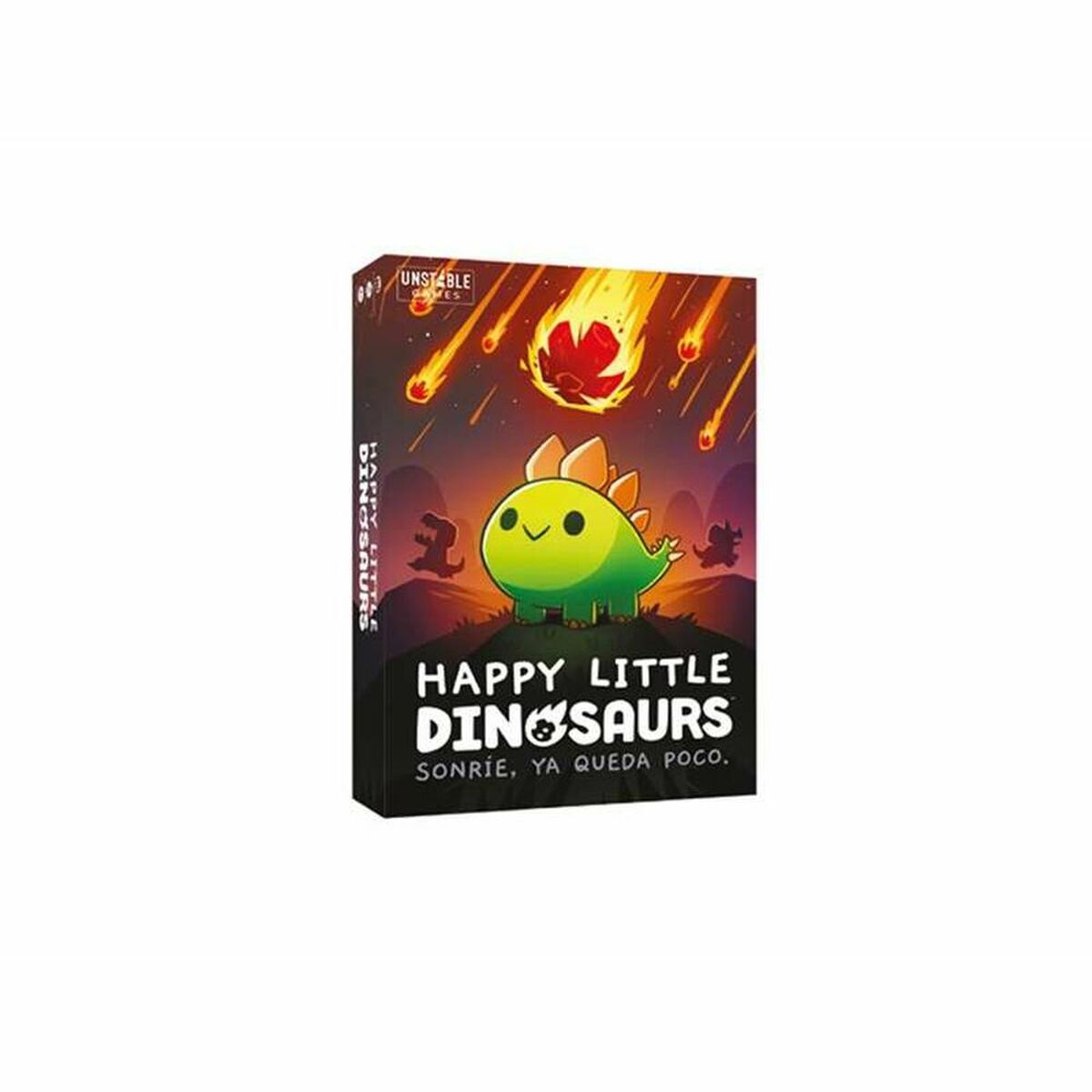 Jogo de tabuleiro pegi de pequenos dinossauros felizes