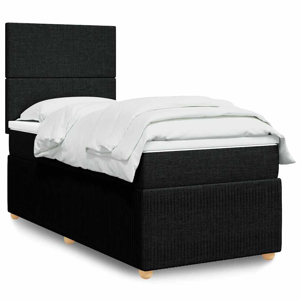 Ens. électrique à latte déco tissu matelas latex Couleur gris