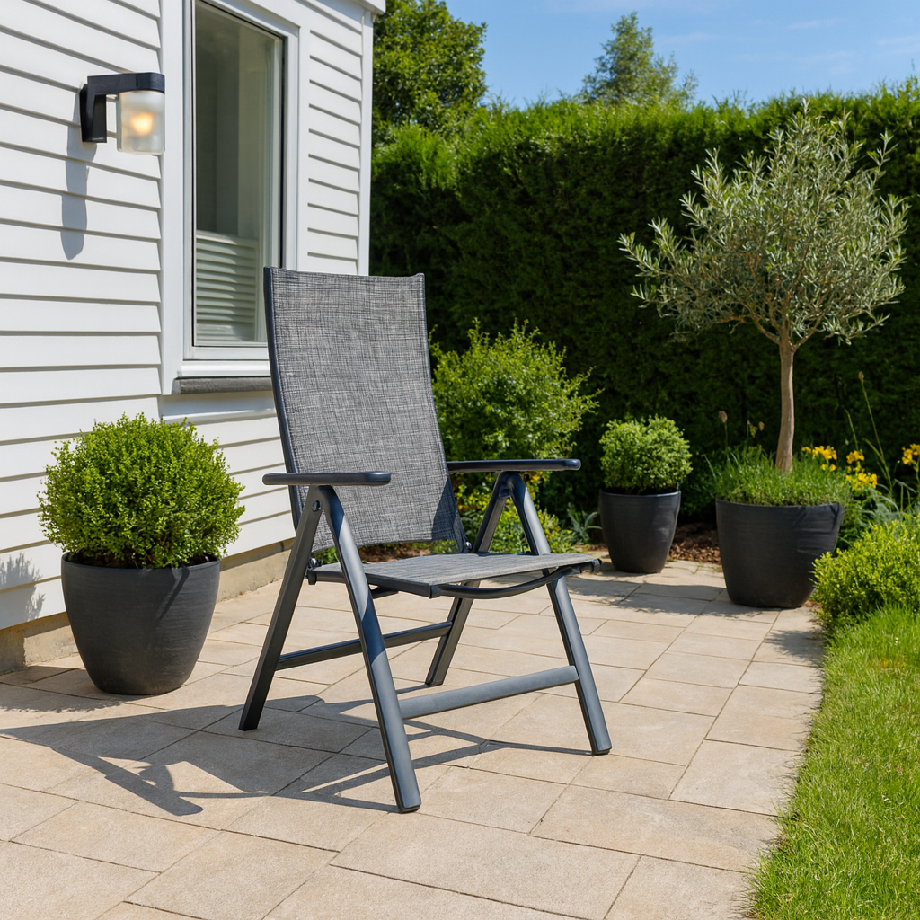BERENA Set de 2 sillones de aluminio | Leroy Merlin