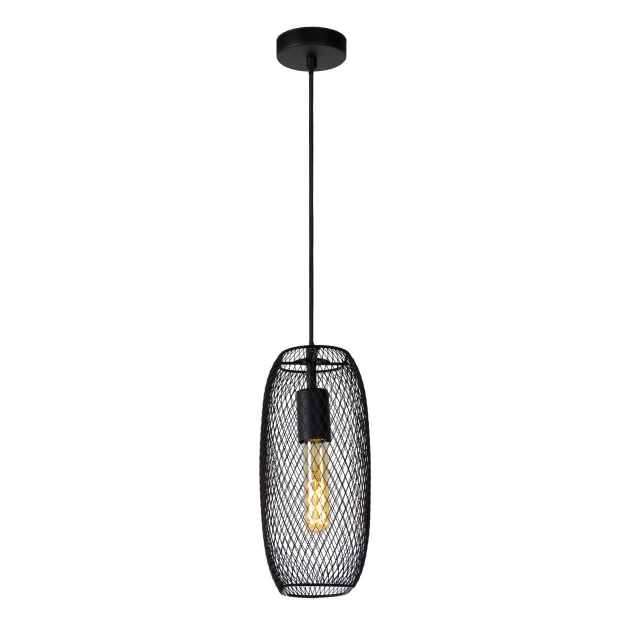 Lucide MESH - Suspension - 1xE27 - Noir - 8