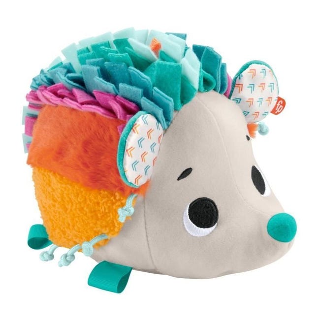 Fisher-Price Coussin d'Éveil Faon avec 3 Jouets d'éveil sensoriels, Coussin d'Appui Confortable et Lavable, Jouet d'activité et développement pour Nouveau-Nés, HJJ16 Fisher-Price Coussin d'Éveil Faon avec 3 Jouets d'éveil sensoriels, Coussin d'Appui Confortable et Lavable, Jouet d'activité et développement pour Nouveau-Nés, HJJ16