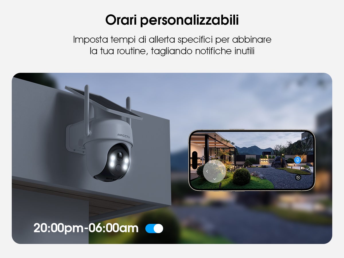 Kit de Caméras de Surveillance Extérieures, Caméra Solaire WiFi Extérieure, sans Abonnement, Surveillance Humaine, 360° PTZ,4 Caméras +Station de Base - 10
