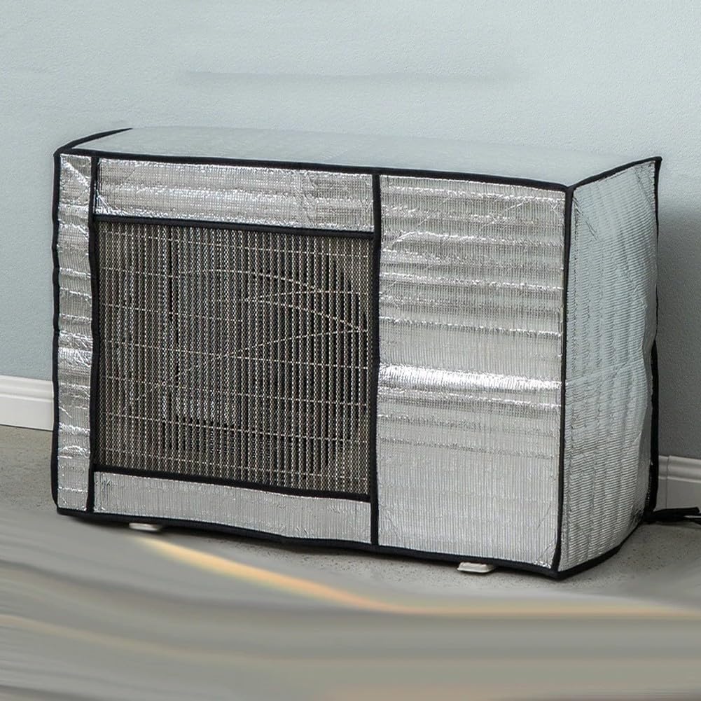 Housse Climatiseur Extérieur – Protection Soleil, Pluie, Poussière – Taille 105x40x75 Cm – Aluminium/polyester