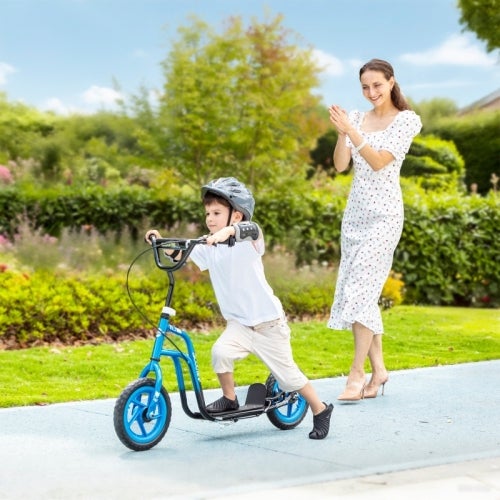 Trottinette Enkeed Bleu Pour Ado – Pliable Et Rapide Avec Grandes Roues (200mm)