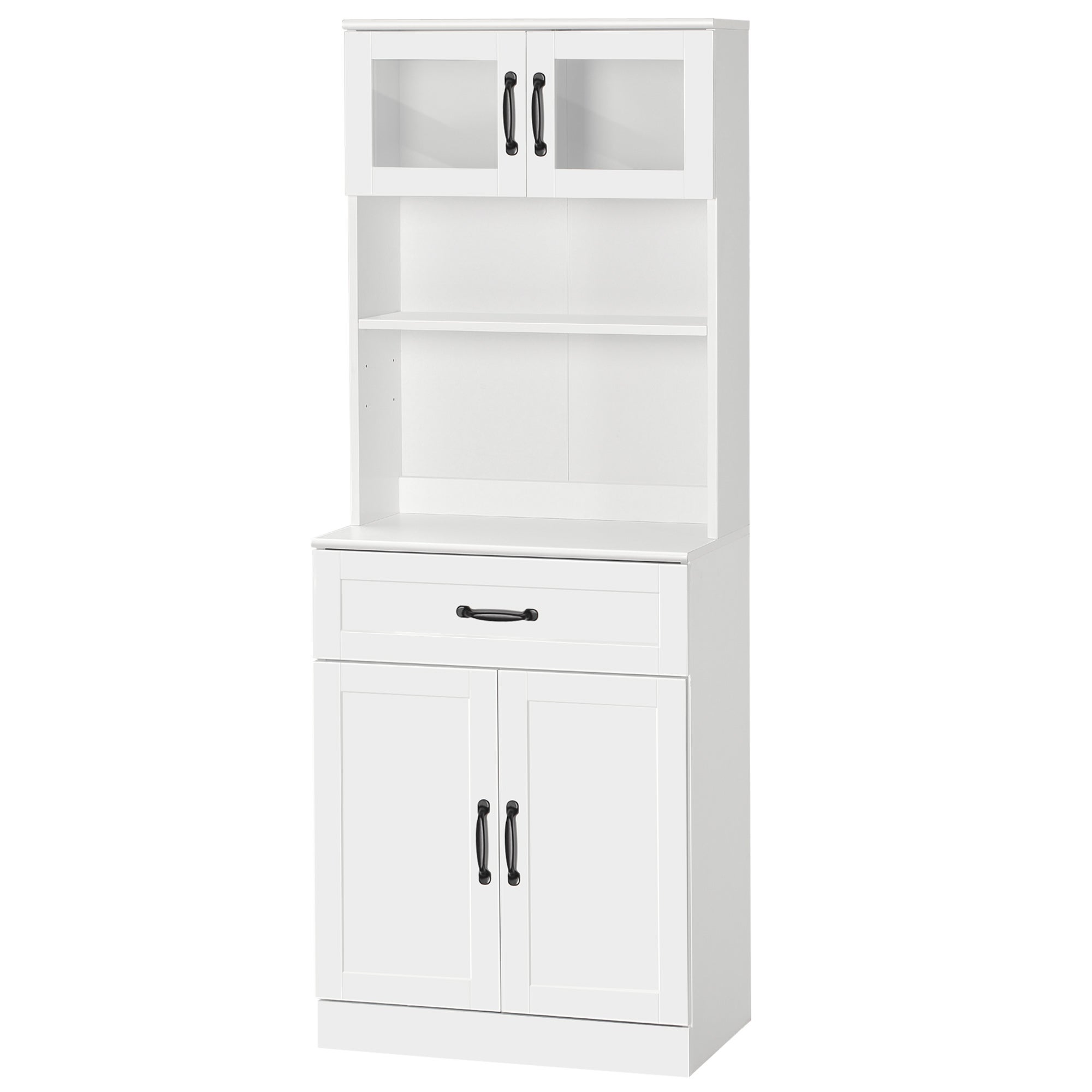 Buffet Armoire De Cuisine 2 Portes 8 Niveaux 16 Porte-épices Effet Bois Moulures Blanc Buffet Armoire De Cuisine 2 Portes 8 Niveaux 16 Porte-épices Effet Bois Moulures Blanc