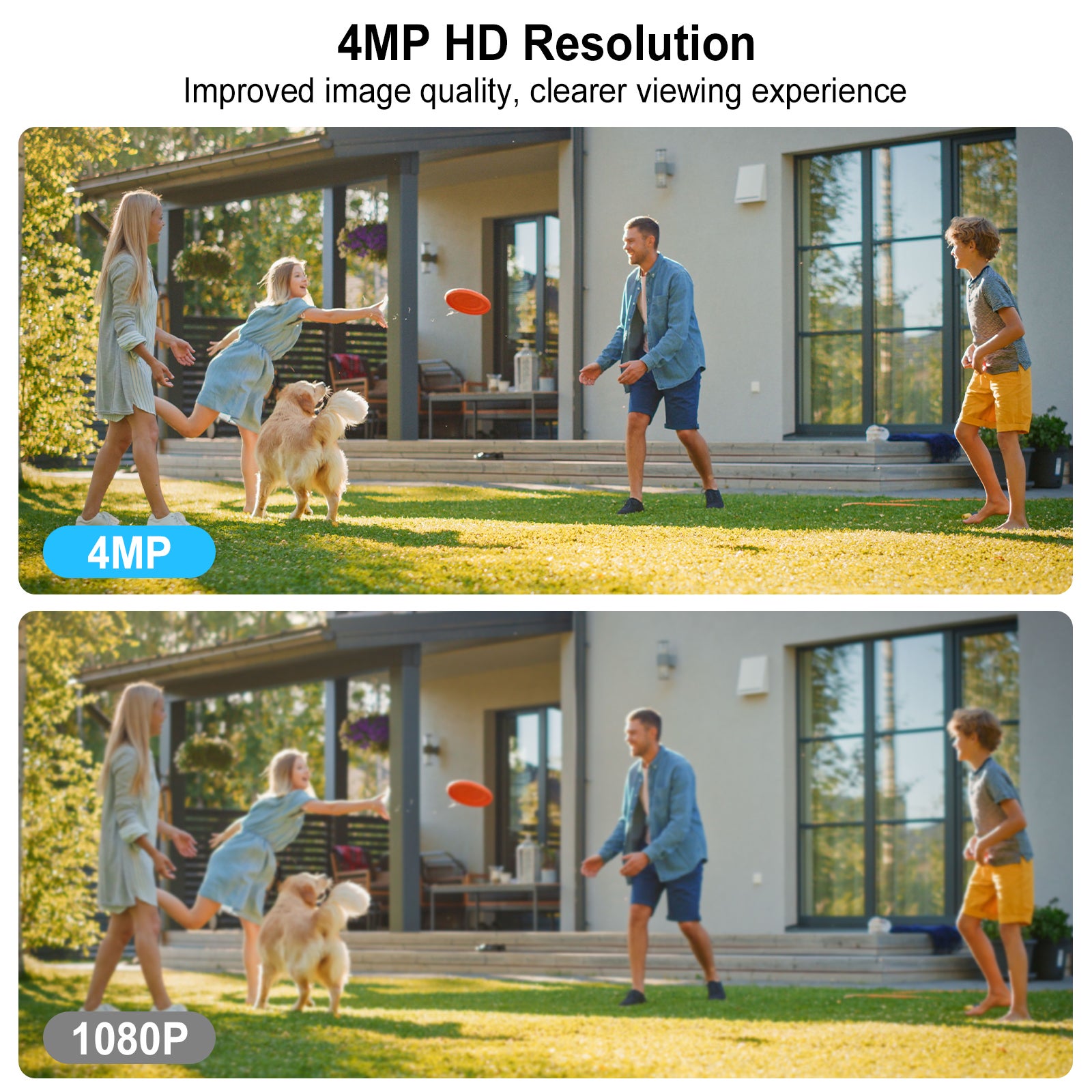 Caméra de surveillance sans fil WiFi extérieure solaire 4MP panoramique 360°, détection PIR, audio bidirectionnel-ZOOHI - 7