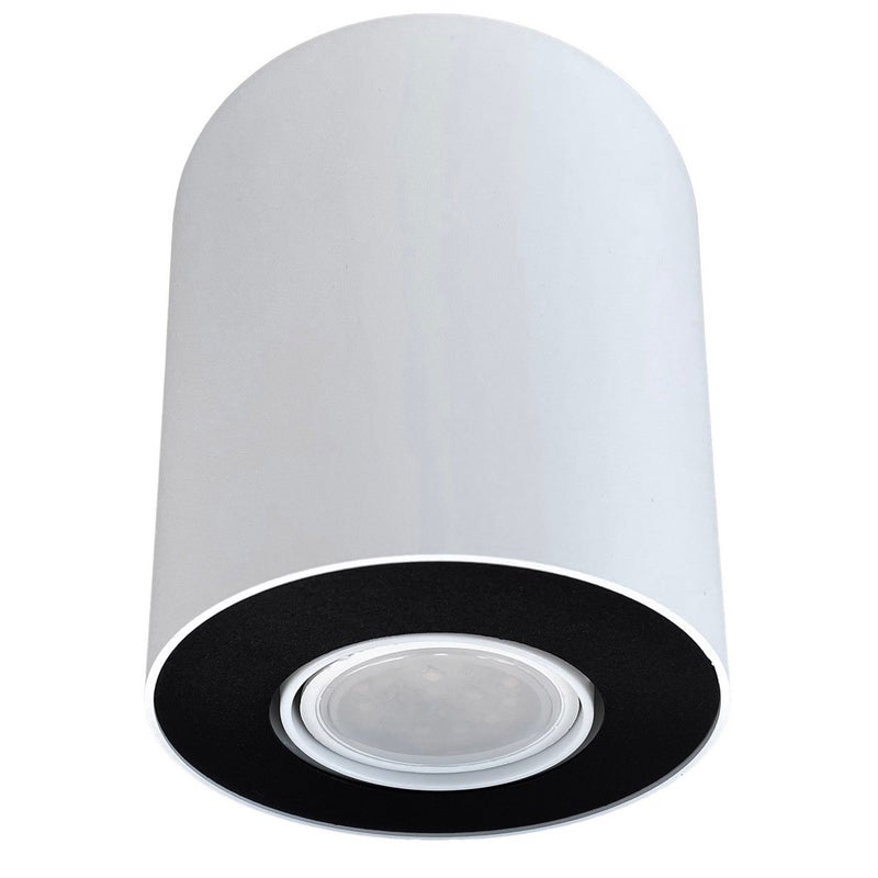 Reflektor sufitowy spot natynkowy Set okrągły biało-czarny 1xGU10x10W wym: 10 x 10 cm metal Nowodvorski Lighting
