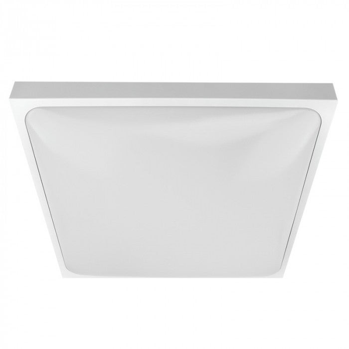 Plafon kwadratowy biały 2xE27x40W wym: 7 x 30 cm IP20 tworzywo sztuczne Ecolight