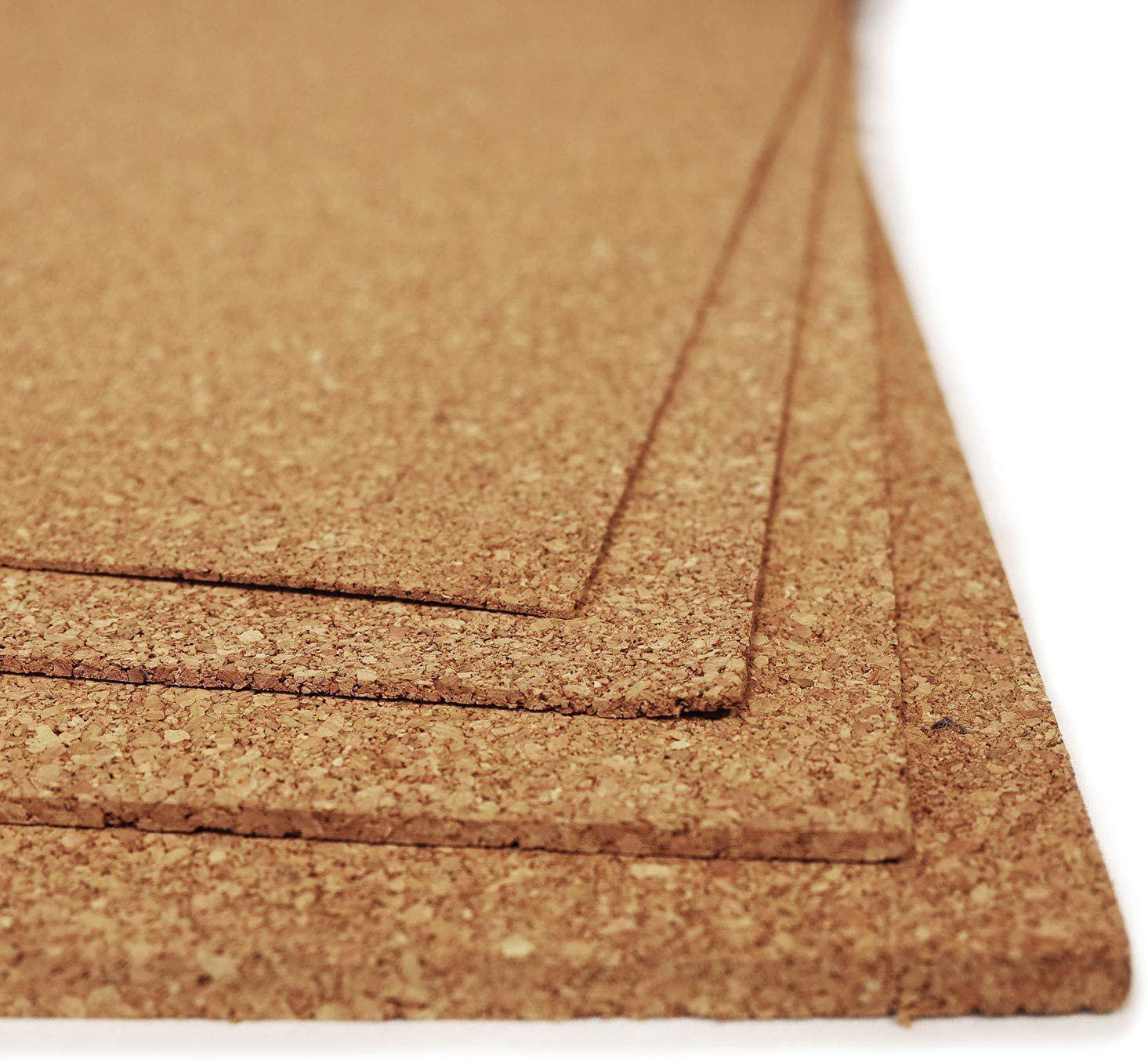 Plancha de corcho - corcho natural de alta calidad, cortado a medida, th = 5 mm, 100 x 450 cm