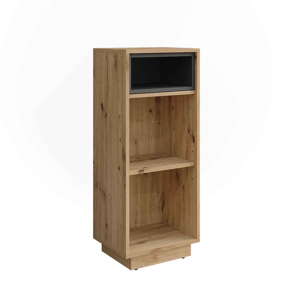 Mobile Bagno Alto Beatrice Vicco - Antracite/Sonoma, 38x190cm - Foto 4