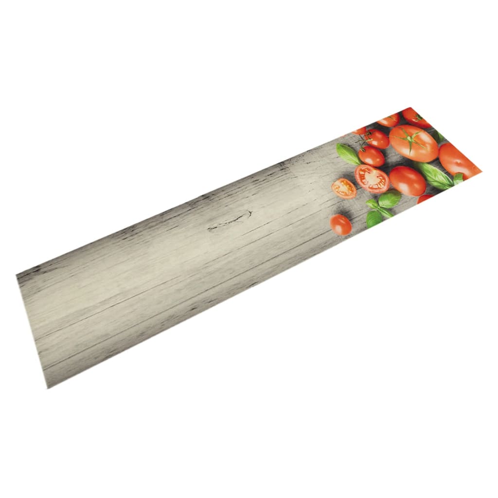 Maison exclusive - alfombra de cocina lavable terciopelo tomates 60x300 cm