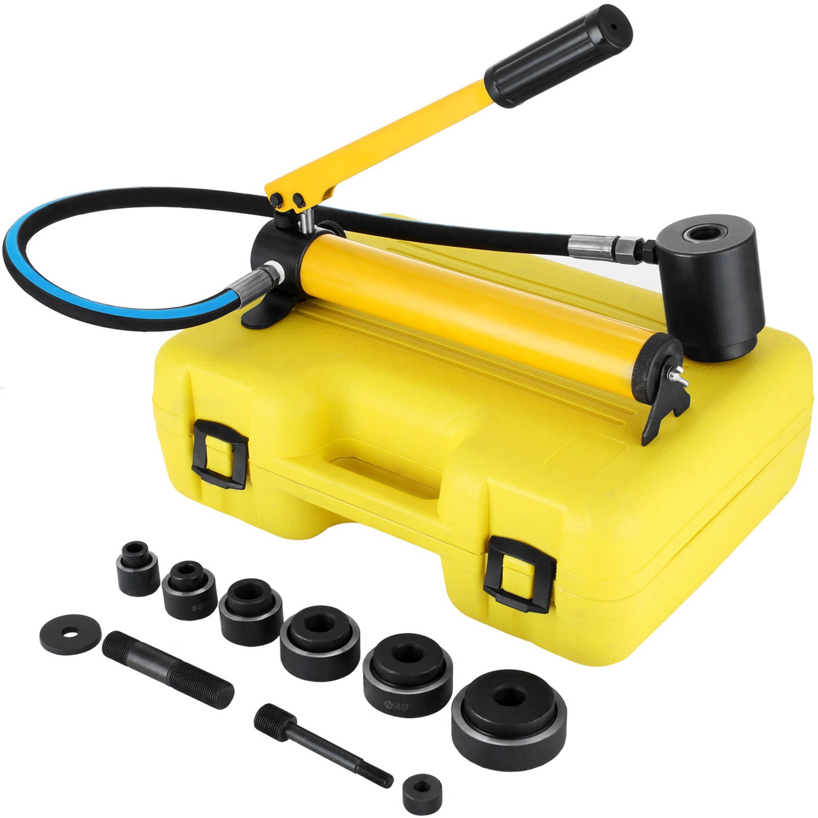 Zestaw Wierteł Hydraulicznych 10 Ton Direct Elimination, Stalowe Hydrauliczne Dziurkacze Z 6 Zestawami Dziurkaczy Do Budowy, Konserwacji I Majst VEVOR
