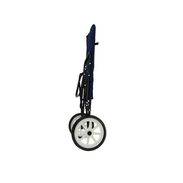 Carrello Spesa Pieghevole Con 4 Cestini - Portatile Per Shopping E Lavanderia
