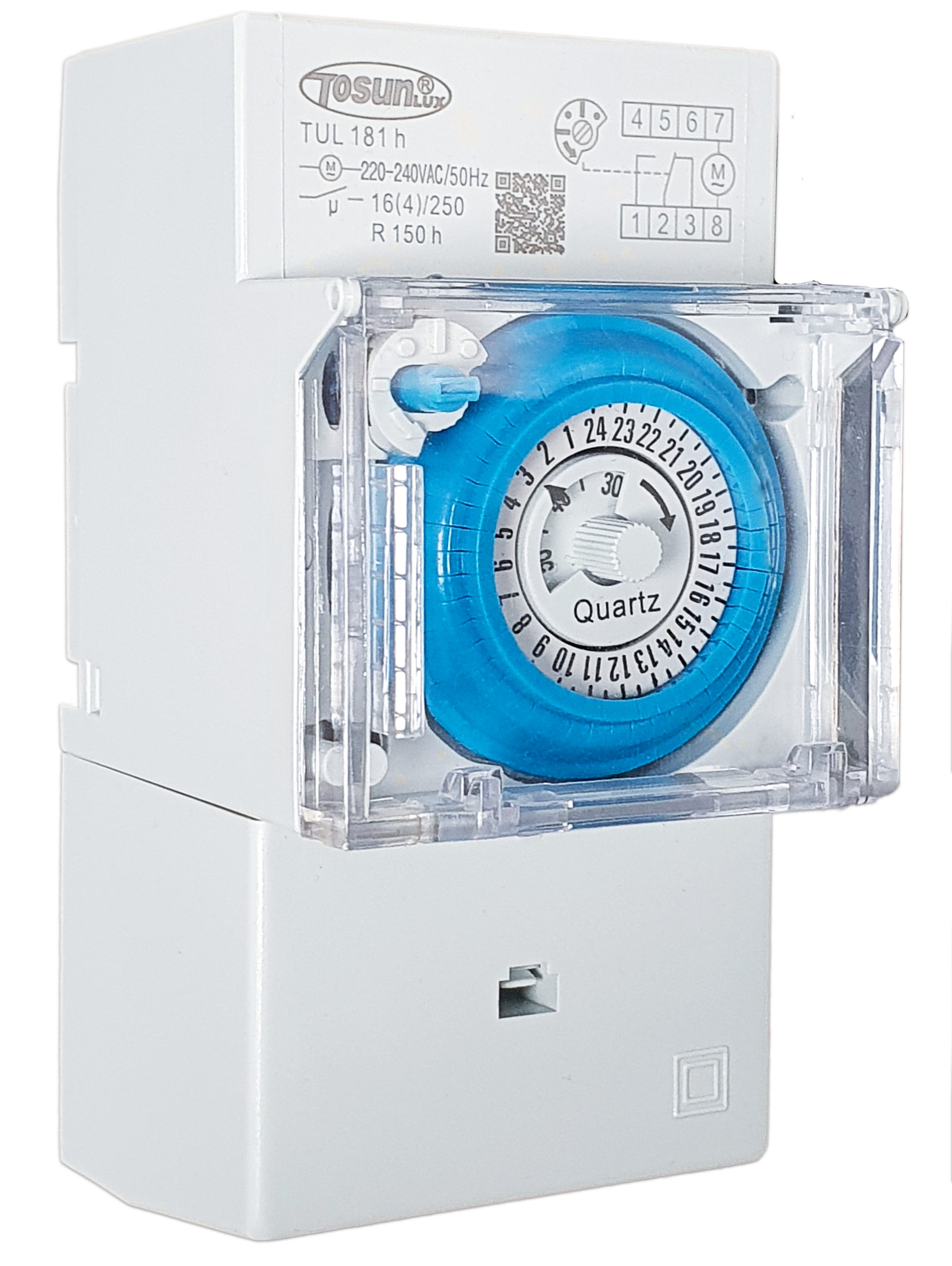 Interruptor Horario Reloj Temporizador Analógico TOSUN 24H