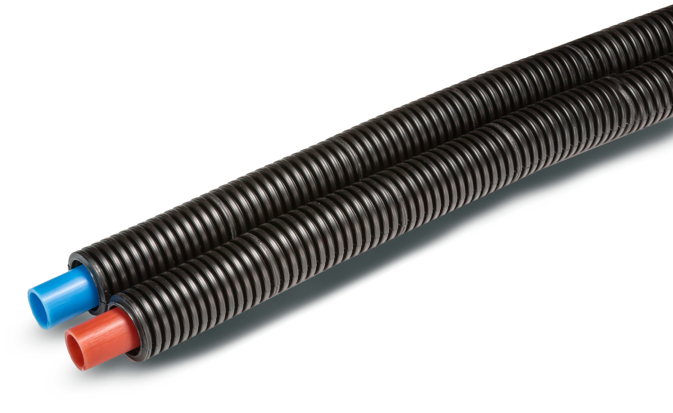 Tube PER prégainé double Ø12, en couronne de 100m, PB TUB - 2
