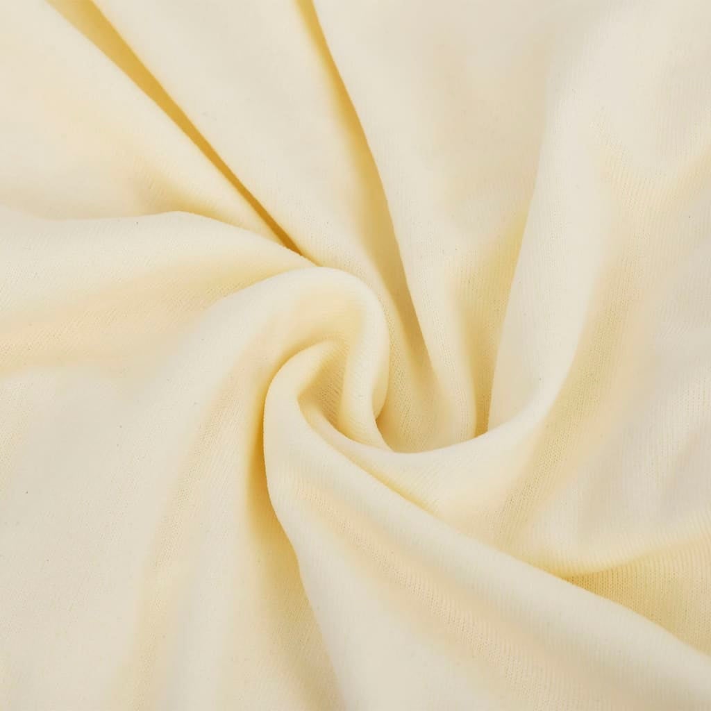 Maison Exclusive - Fodera Elasticizzata Divano 3 Posti in Jersey Poliestere Crema - 4