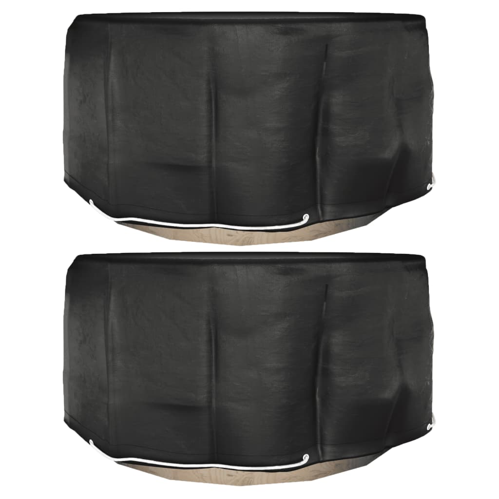 Vailge Coperture rotonde per mobili da patio, 100% impermeabili