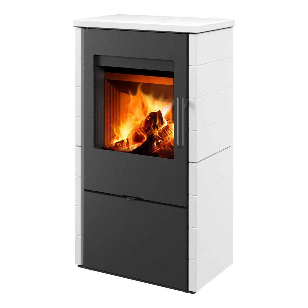 Piec kominkowy Romotop ELDA 10 BIAŁY 5,1 kw 1 szt.