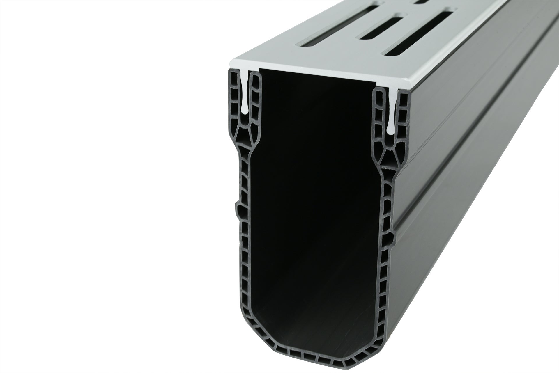 Wovar Caniveau étroit Aluminium 1000 x 55 x 100 mm - Par Pièce - 4