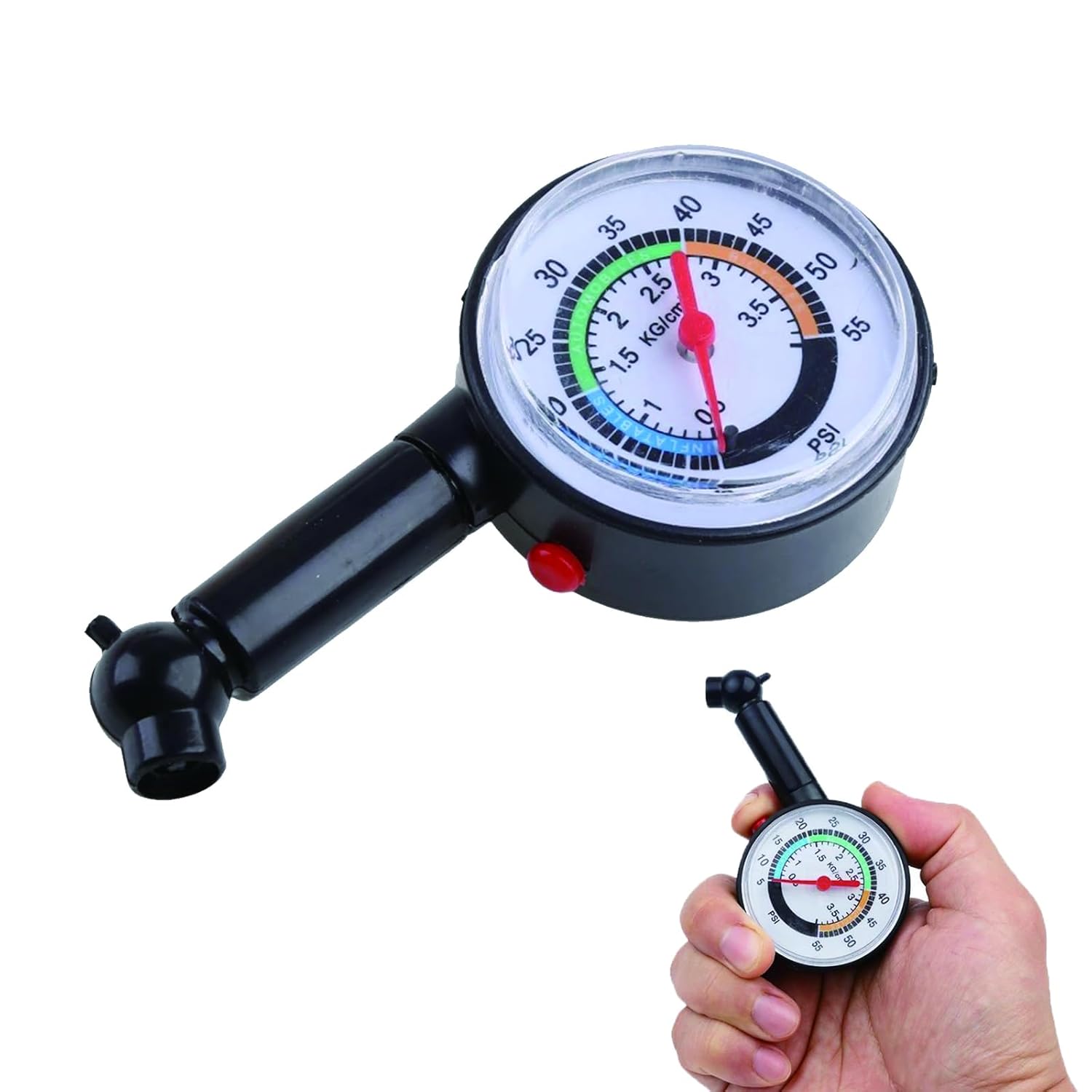 Manomètre Numérique De Pression Des Pneus - Jauge Intelligente Avec Gonflage Automatique Pour Voiture, Moto Et Équipements Sportifs