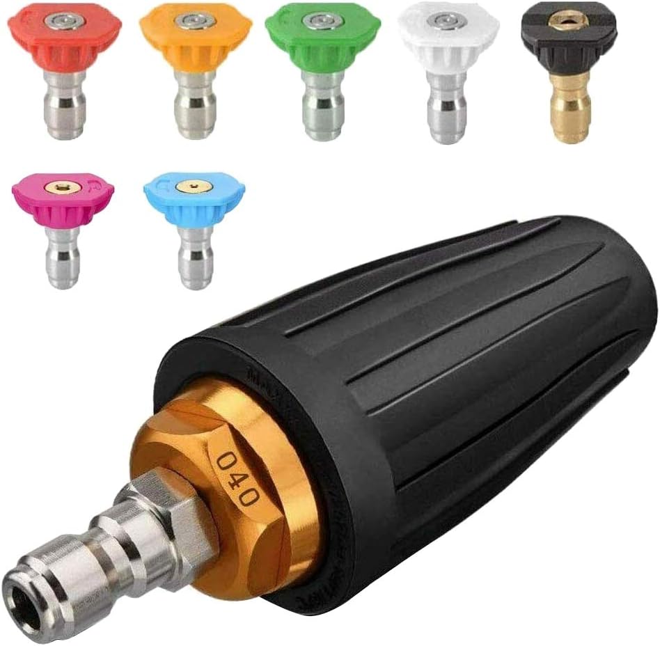 Ugello Turbo Rotante Per Idropulitrice 1/4" 4000 PSI 4.0 GPM - Punta A Getto Rotante