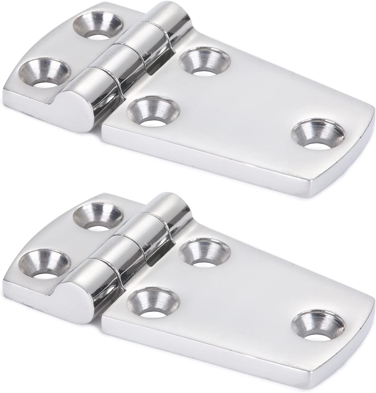 38 mm x 76 mm 2 szt. uchwytu zawiasu drzwiowego ze stali o dużej wytrzymałości, zawias do łodzi, zawias do platformy szafkowej